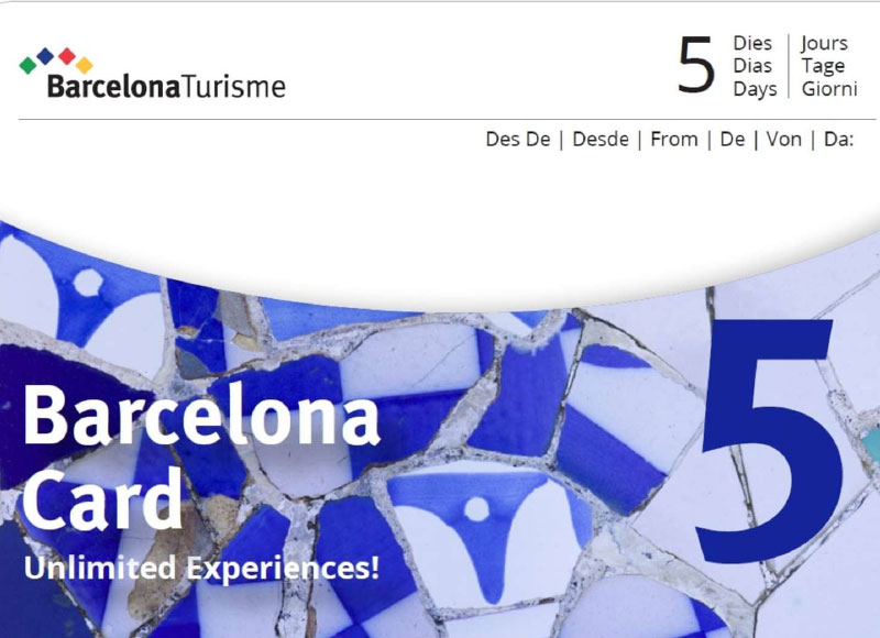 BARCELONA CARD - BC 3 Days  - from 53.00 €  